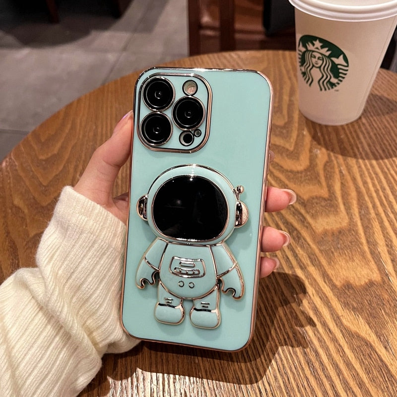 Case iPhone Astronauta 6D com Suporte